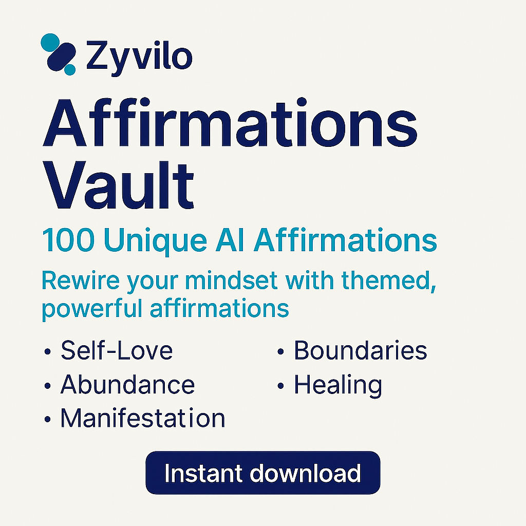 Affirmations Vault – 100 Unique AI Affirmations