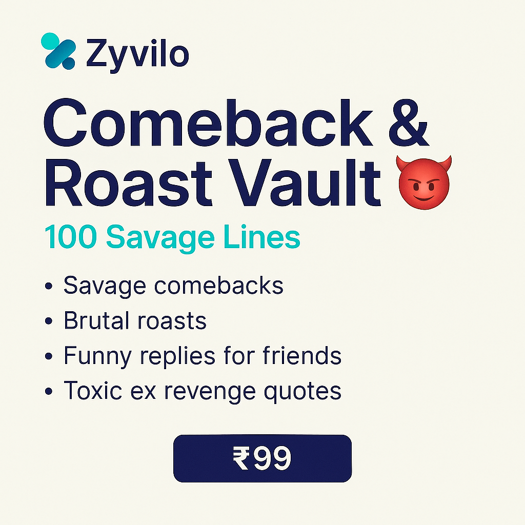 Comeback & Roast Vault – ₹99